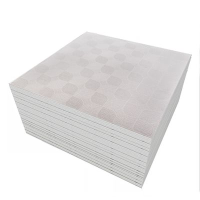 Buon prezzo Pannelli per controsoffitti in gesso rivestito in PVC laminato con nucleo in gesso pressato per prestazioni in sistemi di controsoffitti modulari a vista in linea