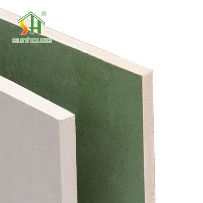 del gesso di colore verde 4x8 plasterboard resistente di umidità per il muro a secco