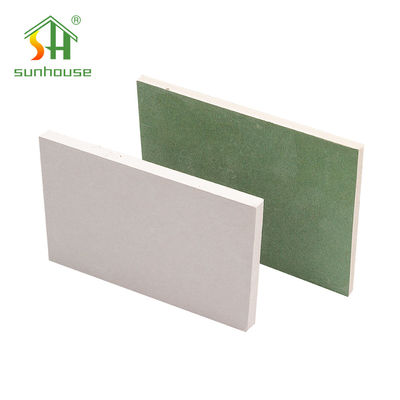 4x8 cartone di gesso resistente all'acqua resistente all'umidità cartone di gesso resistente all'umidità 15 mm cartone di gesso per muratura