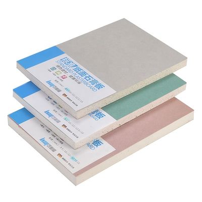 Buon prezzo bordo di gesso di carta spesso di 9.5mm resistente al fuoco per la divisione interna della parete in linea