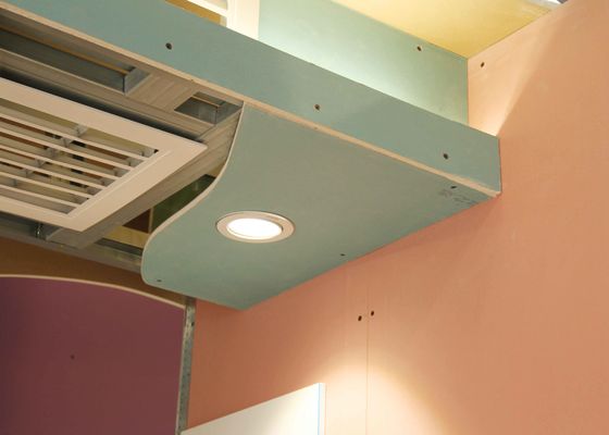 Installazione facile lastre di gesso 4x8 piedi 12mm per partizioni di edifici commerciali e insonorizzazione
