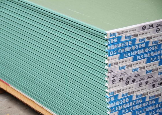 Colore impermeabile dell'avorio del pannello di carta e gesso 15mm per il soffitto di costruzione