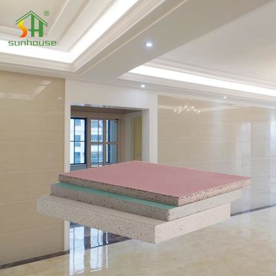 Isolamento acustico Tavolo in cartone di gesso 1220X2440Mm Interni cartone di gesso ignifuge non combustibile