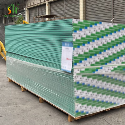 Buon prezzo 9 mm resistente all'umidità Gipsoplatto Regolare Pareti a secco Pareti divisorie non combustibili in linea