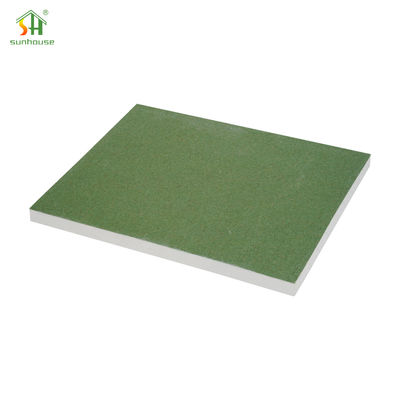 Buon prezzo Lastra in gesso idrorepellente da 9,5 mm 1220x2440 mm, pannello verde per pareti divisorie in linea
