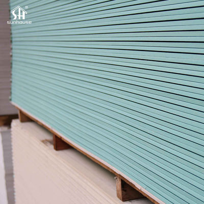 Buon prezzo 12.5mm Green Gypsum Board 4x8ft per pareti interne in linea