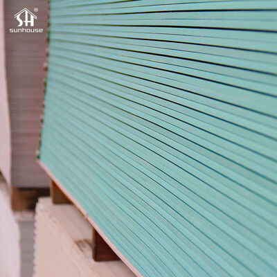 Buon prezzo Vendita diretta Sunhouse 4X8Ft Standard Water-Resistant Gypsum Board per decorazioni esterne per applicazioni esterne in gesso in linea