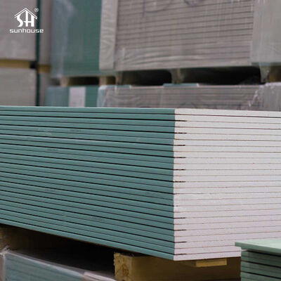 Buon prezzo Pannello in cartongesso verde resistente all'umidità per pareti interne, soffitti e applicazioni in stanze umide in linea
