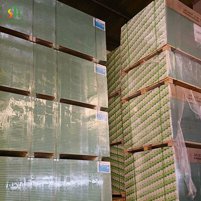 Buon prezzo 9.5mm MR Gipsi 1220×2440mm Pantaloni leggeri resistenti all'umidità Drywall di qualità stabile all'ingrosso in linea